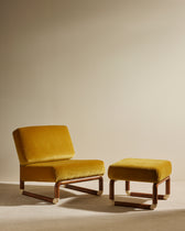 Grand Pouf Nico - Ocre