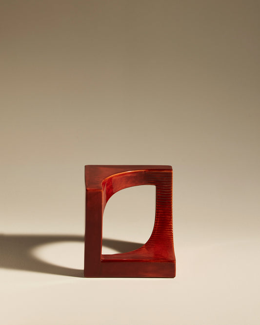 Serre-livre union - Ecorce design Maison Sarah Lavoine Noisette Céramique  15.5 cm 16 cm 1