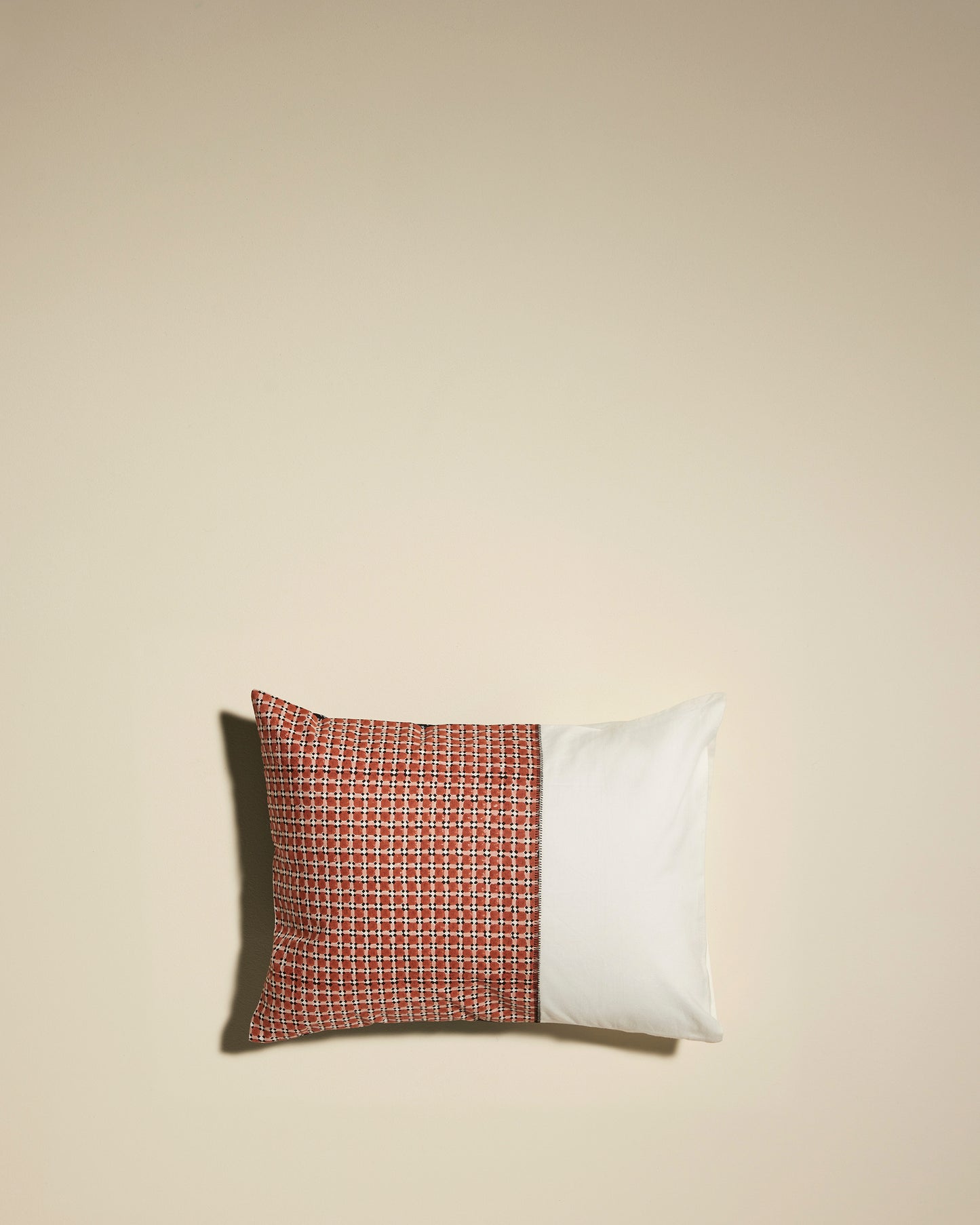 Set of 2 Azulejos pillowcases - Terracotta
