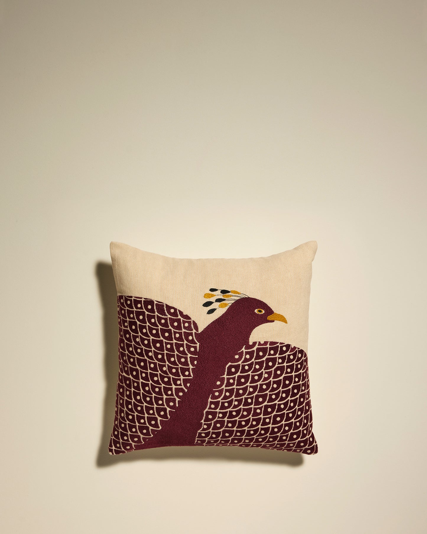 Birdy Cushion - Hawthorn