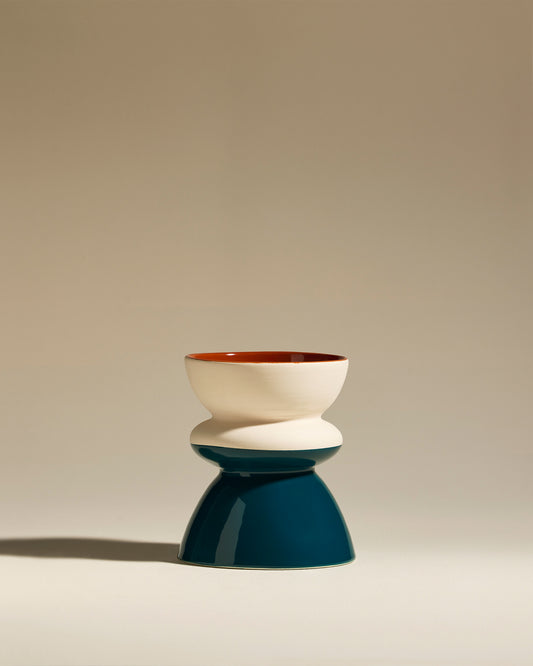 Bougie Tamtam - Bleu Sarah luxe Maison Sarah Lavoine Bleu Sarah Céramique   18 cm 1