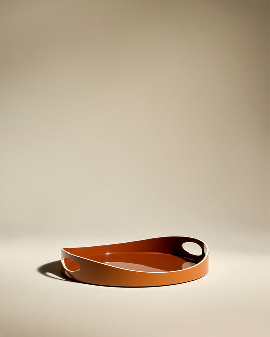 Plateau Basile - Havane Petit modèle | Havane  1 - Décoration Design