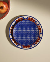 Flore dessert plate - Outremer