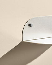Tokyo wall shelf - Brushed stainless steel