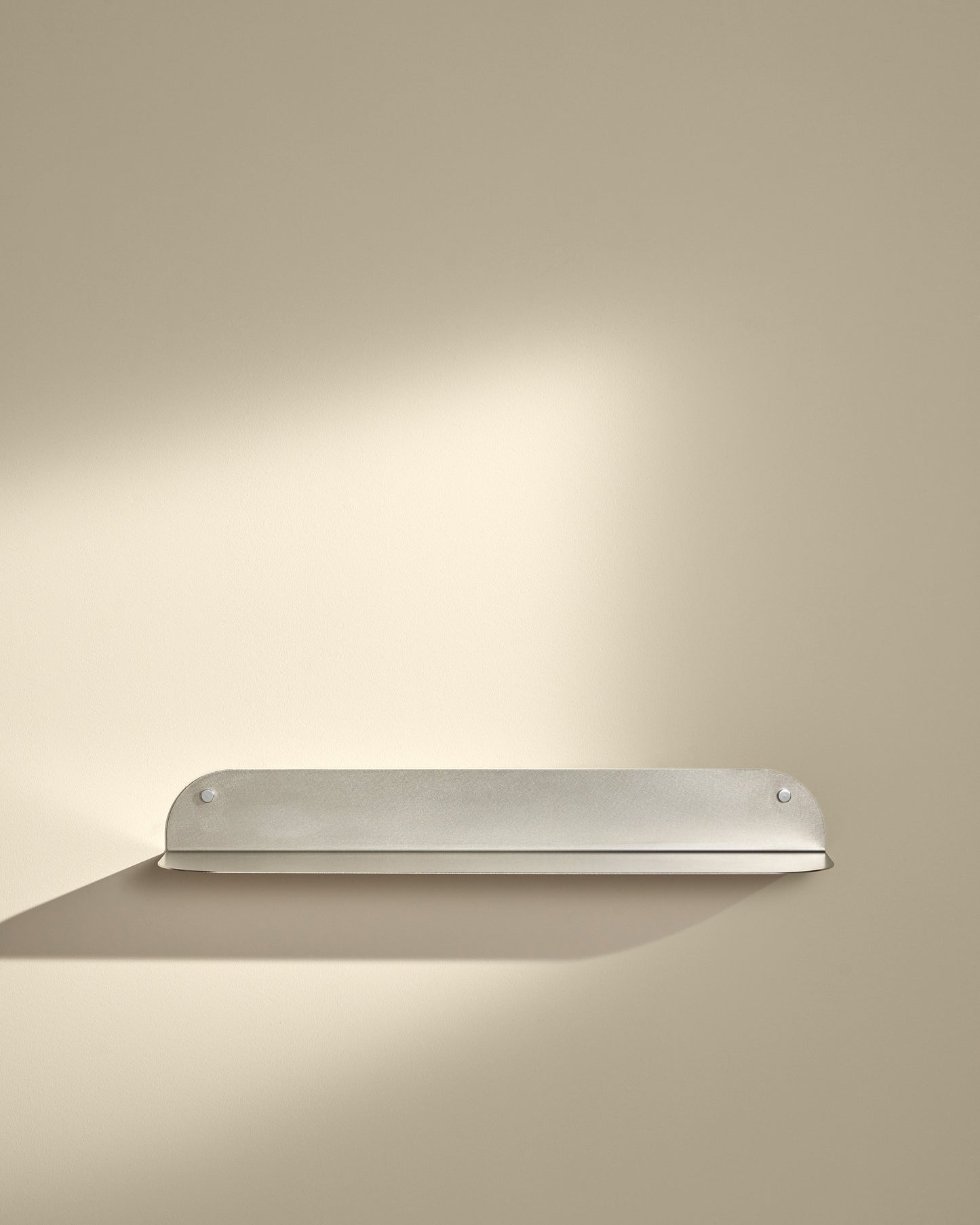 Tokyo wall shelf - Brushed stainless steel