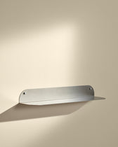 Tokyo wall shelf - Brushed stainless steel