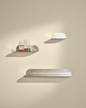 Tokyo wall shelf - Brushed stainless steel