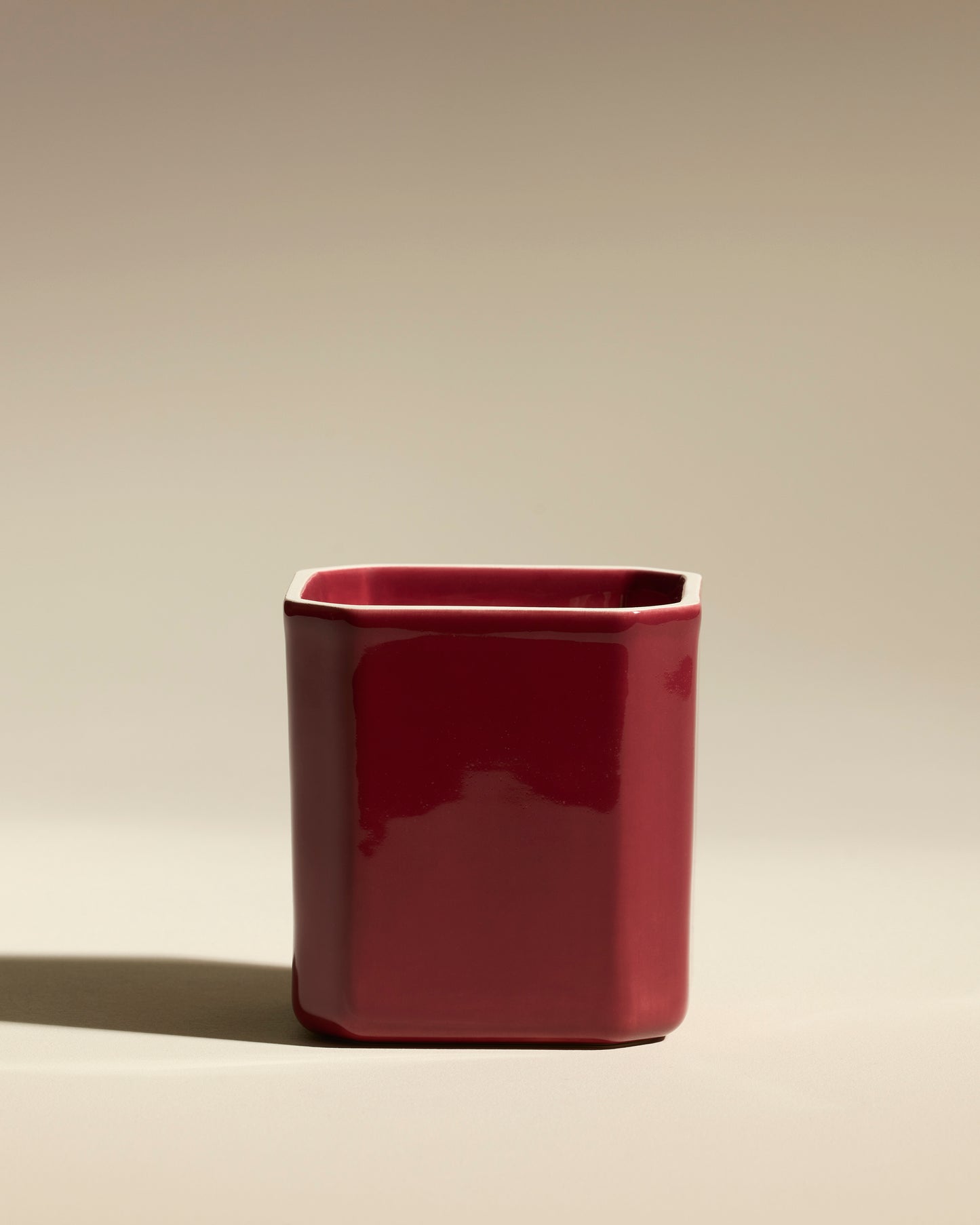 Bougie Facettes - Fleur de Figue Céramique / Cire 1 - Décoration Design