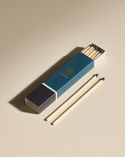 Boîte allumettes - Bleu Sarah  Bleu Sarah 1 - Décoration Design