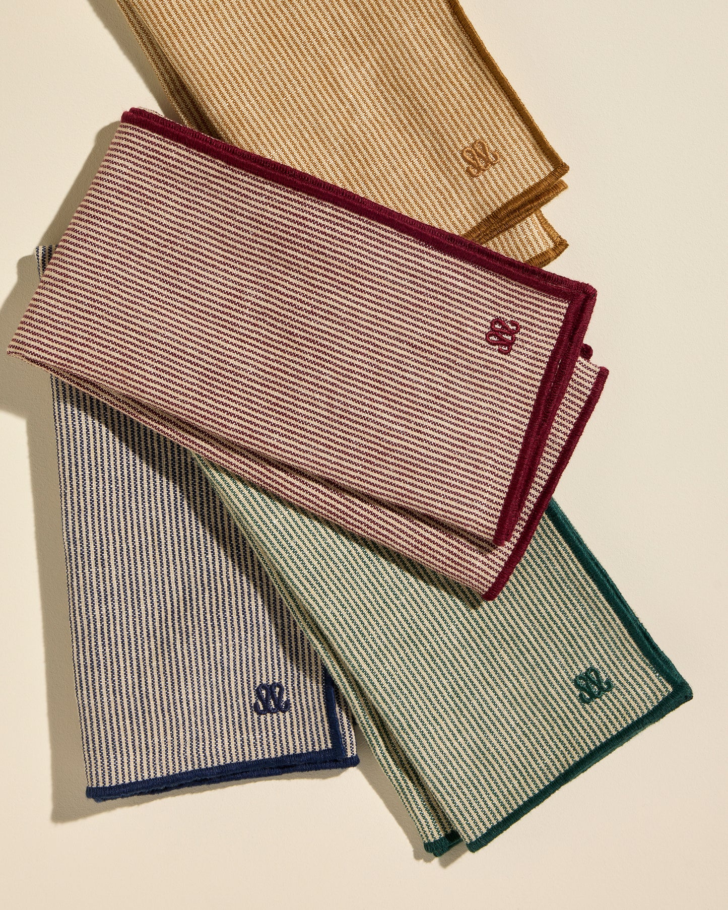 Serviette de table tempo - Havane  3 - Décoration Design