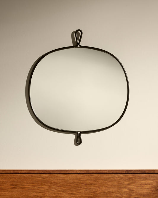 Miroir Arpège - Inox noirci  1 - Décoration Design