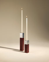 Bougeoir Oscar - Carmin  2 - Décoration Design