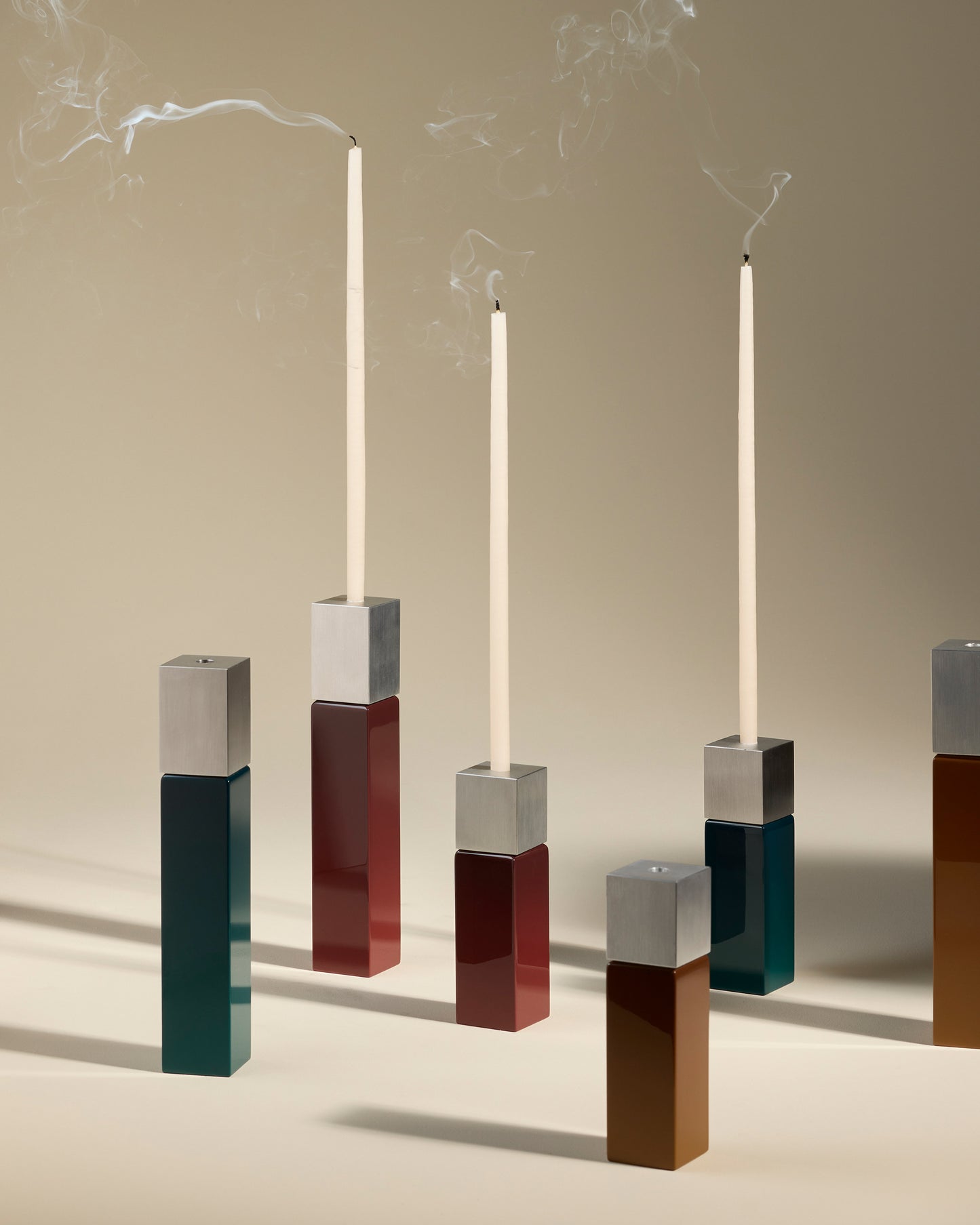Bougeoir Oscar - Carmin  5 - Décoration Design