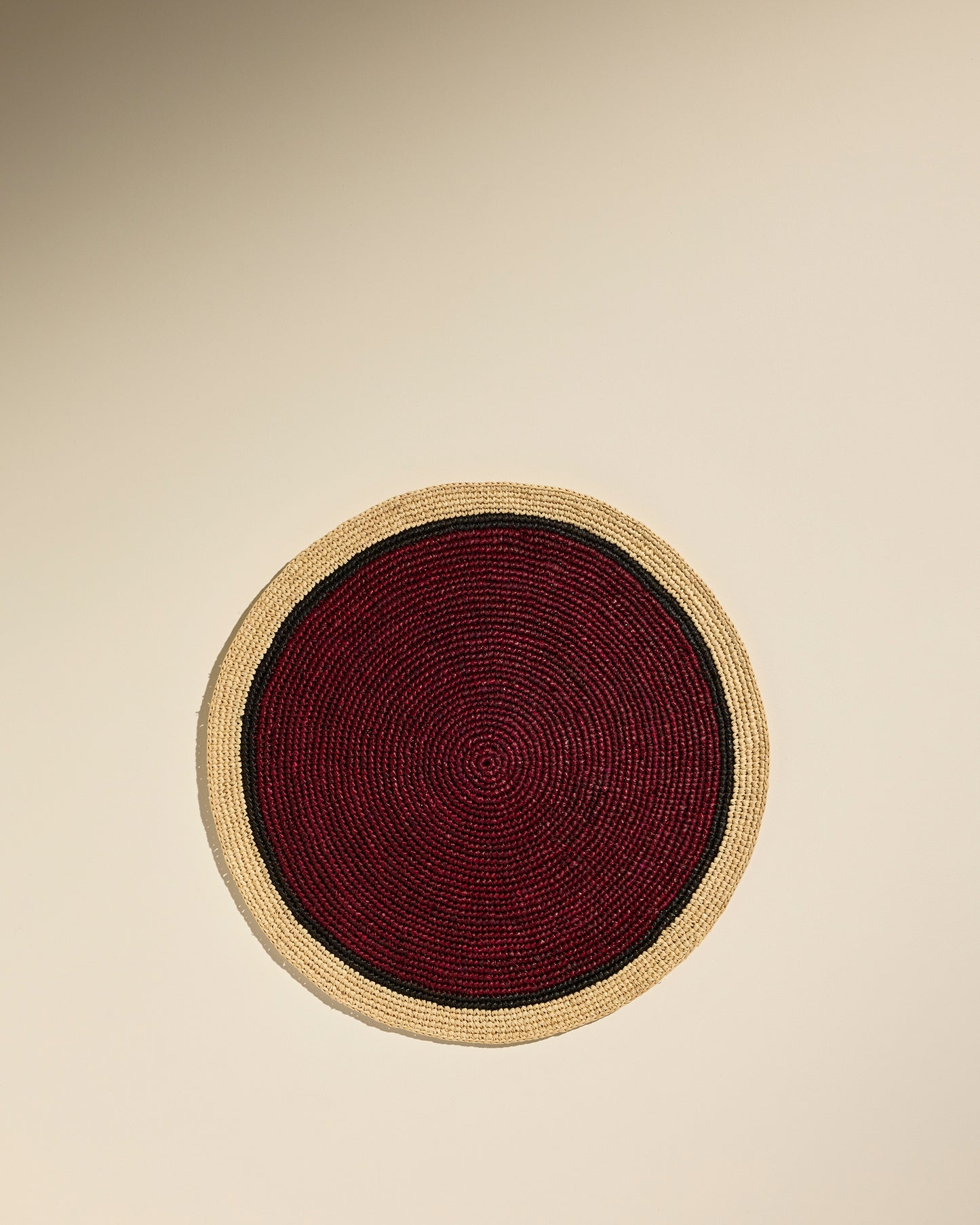 Set de table Globe - Carmin/ Naturel Carmin  1 - Décoration Design