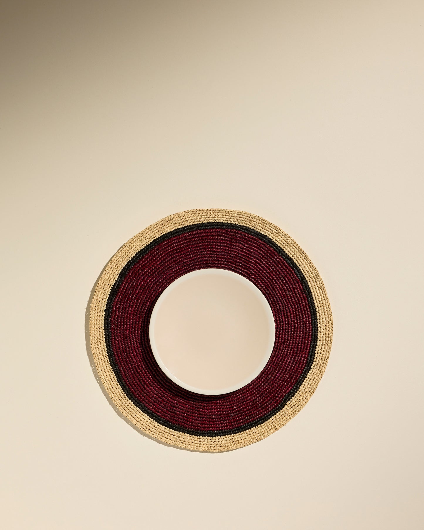 Set de table Globe - Carmin/ Naturel  2 - Décoration Design