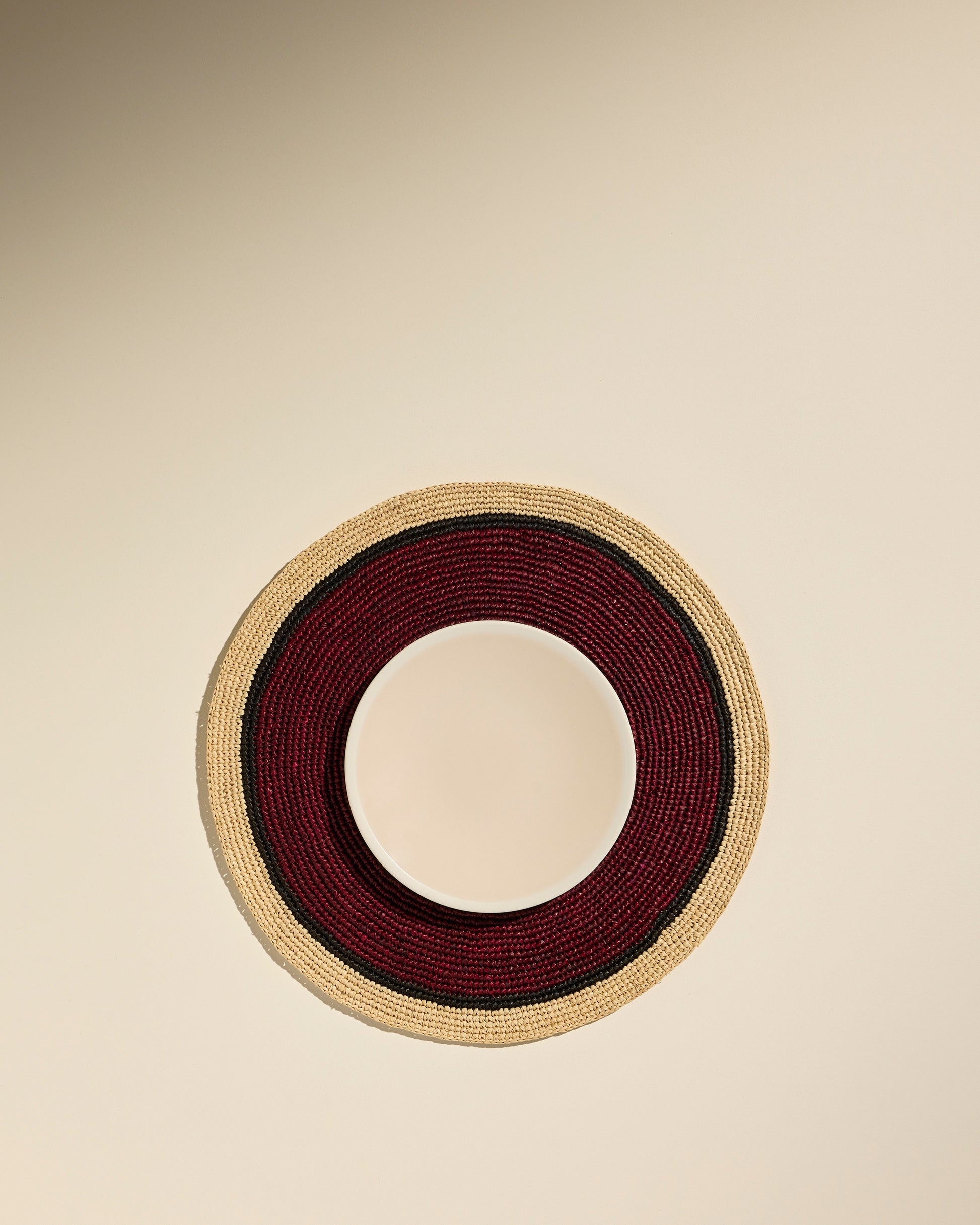 Set de table Globe - Carmin/ Naturel  2 - Décoration Design