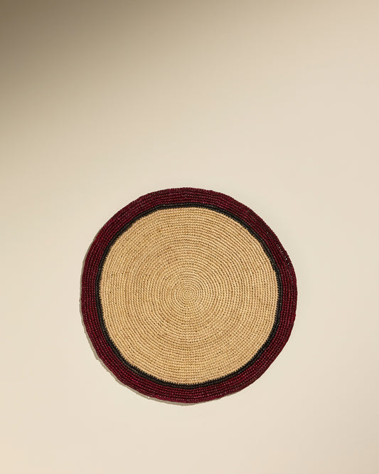 Set de table Globe - Naturel/ Carmin Naturel  1 - Décoration Design