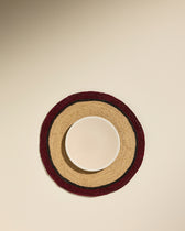 Set de table Globe - Naturel/ Carmin  2 - Décoration Design