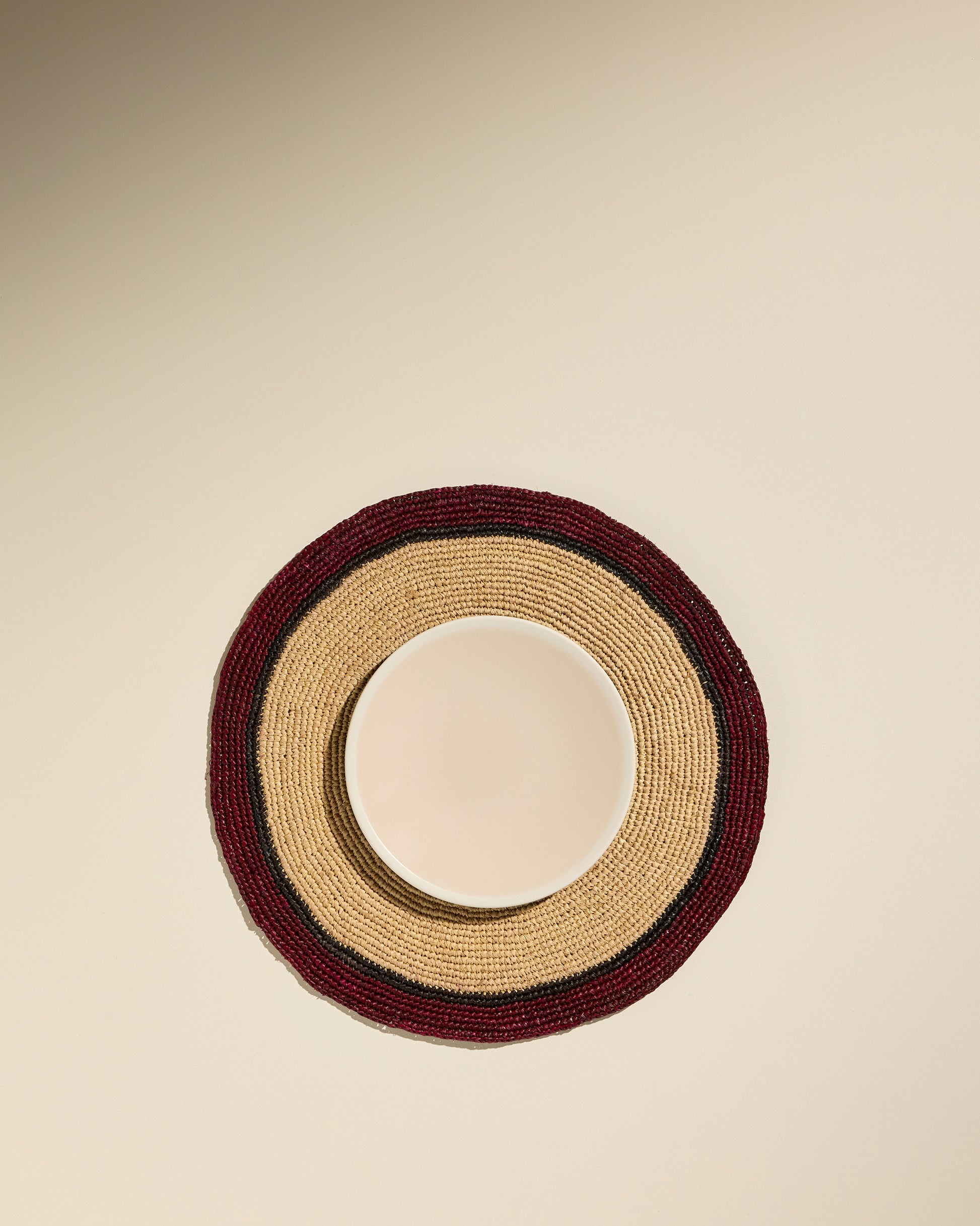 Set de table Globe - Naturel/ Carmin  2 - Décoration Design