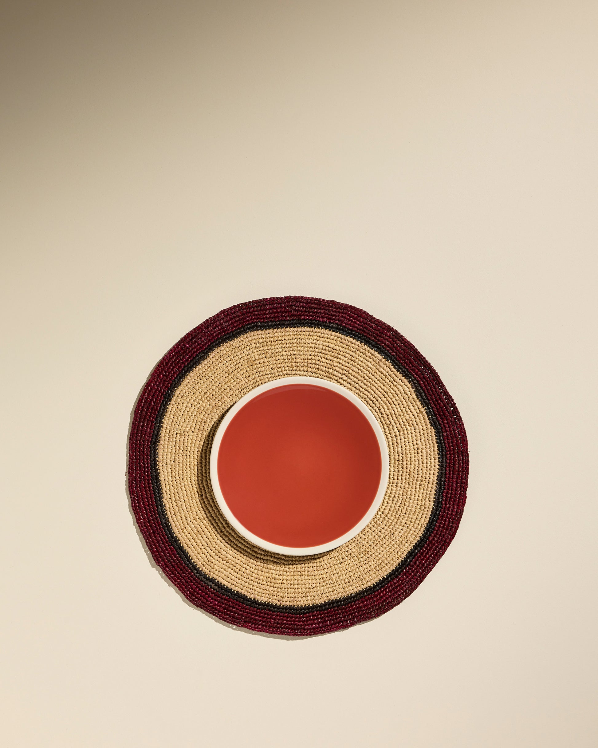 Set de table Globe - Naturel/ Carmin  3 - Décoration Design