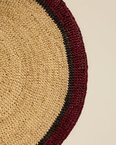 Set de table Globe - Naturel/ Carmin  4 - Décoration Design
