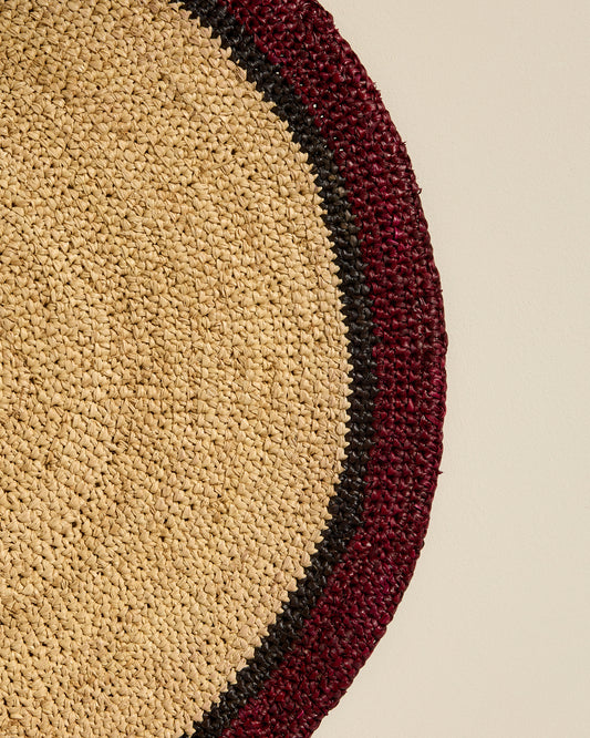 Set de table Globe - Naturel/ Carmin  4 - Décoration Design