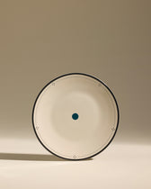Assiette plate Lueur - Noir/Bleu Sarah