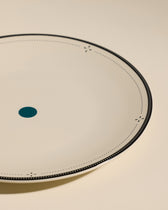 Assiette plate Lueur - Noir/Bleu Sarah