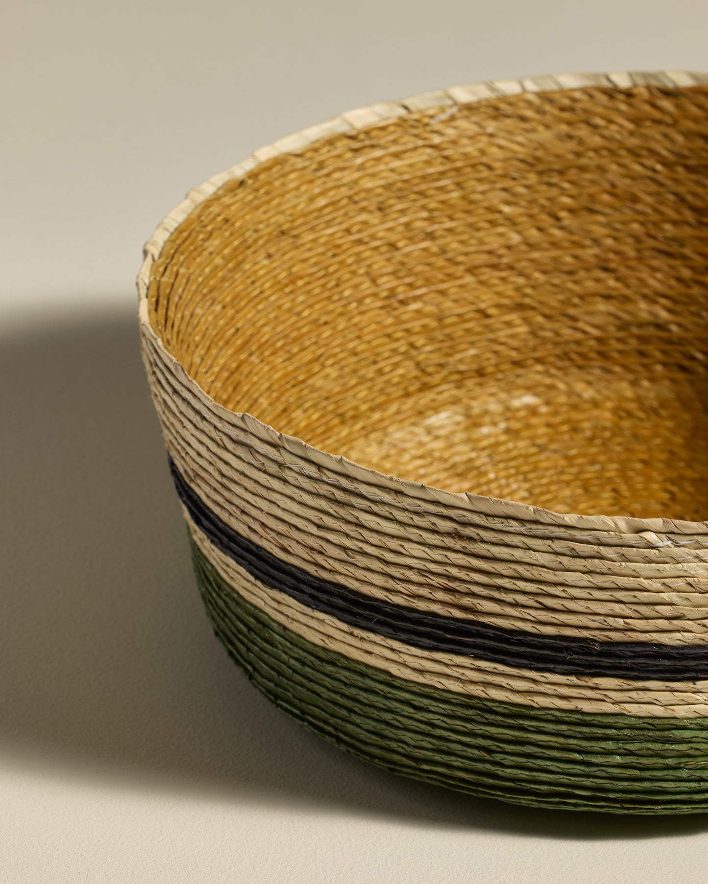 Globe Basket - Ochre/Eucalyptus
