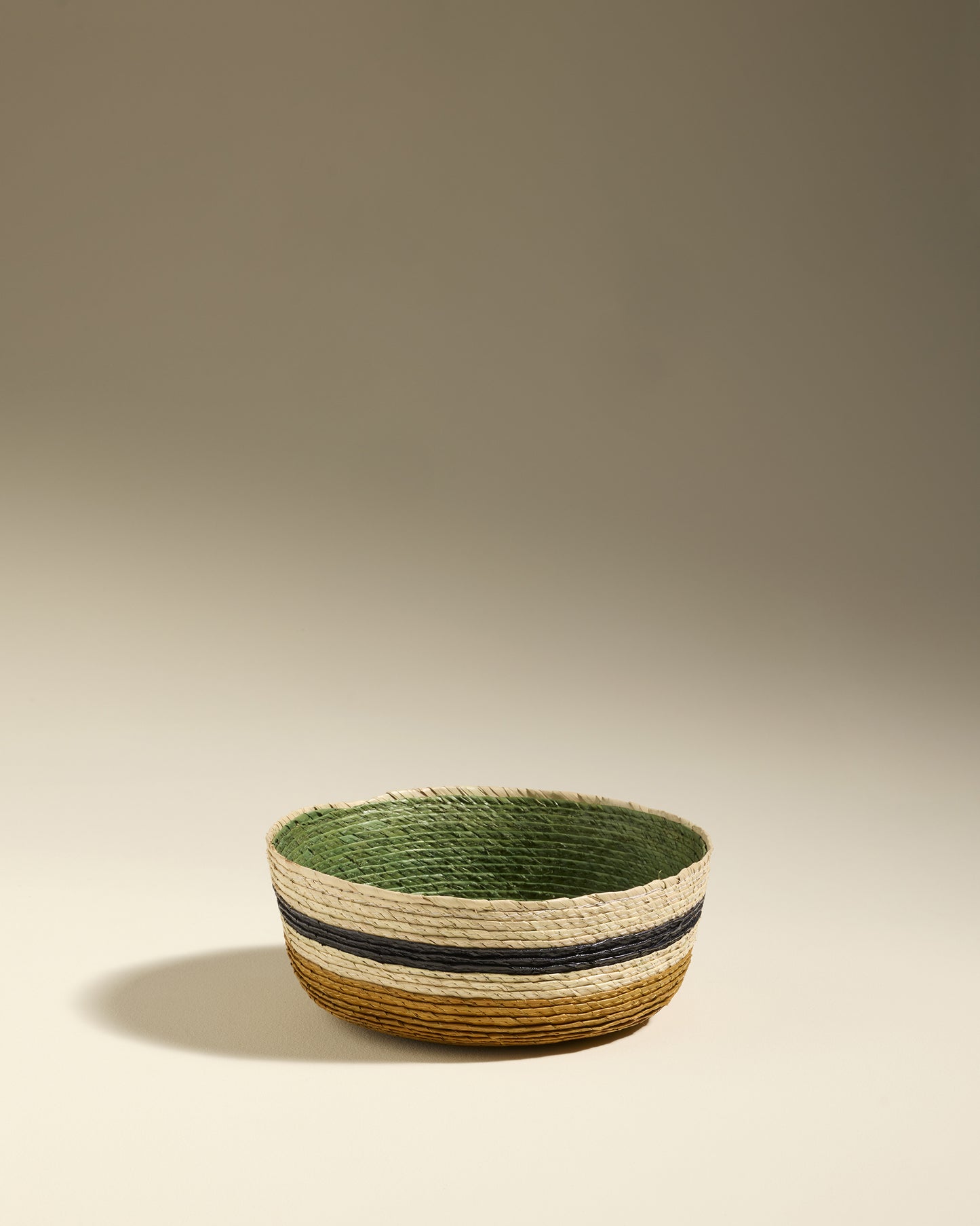 Globe Basket - Eucalyptus/Ochre