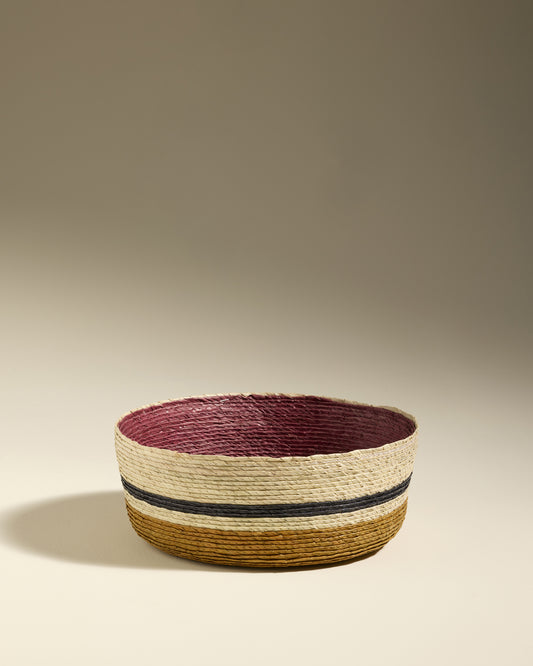 Globe Basket - Carmine/Ochre