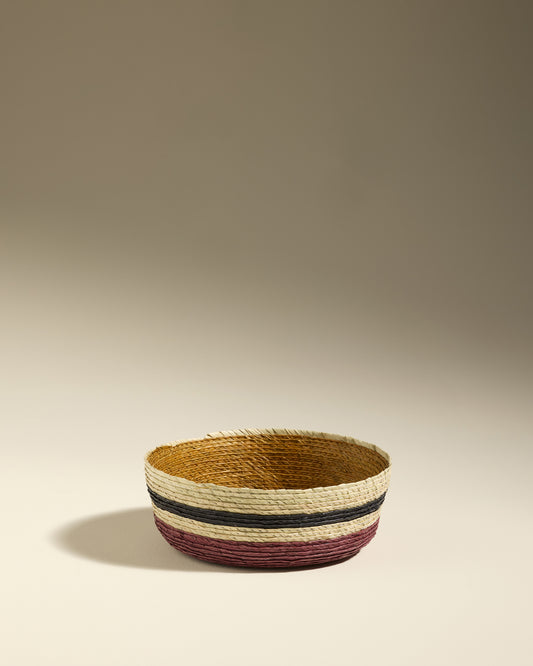 Globe Basket - Ochre/Carmine