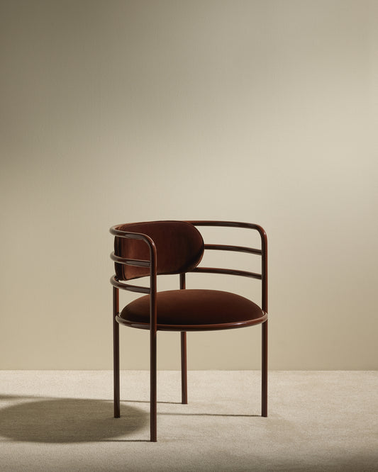 Chaise Moon - Chocolat