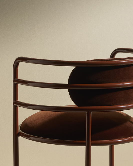 Chaise Moon - Chocolat