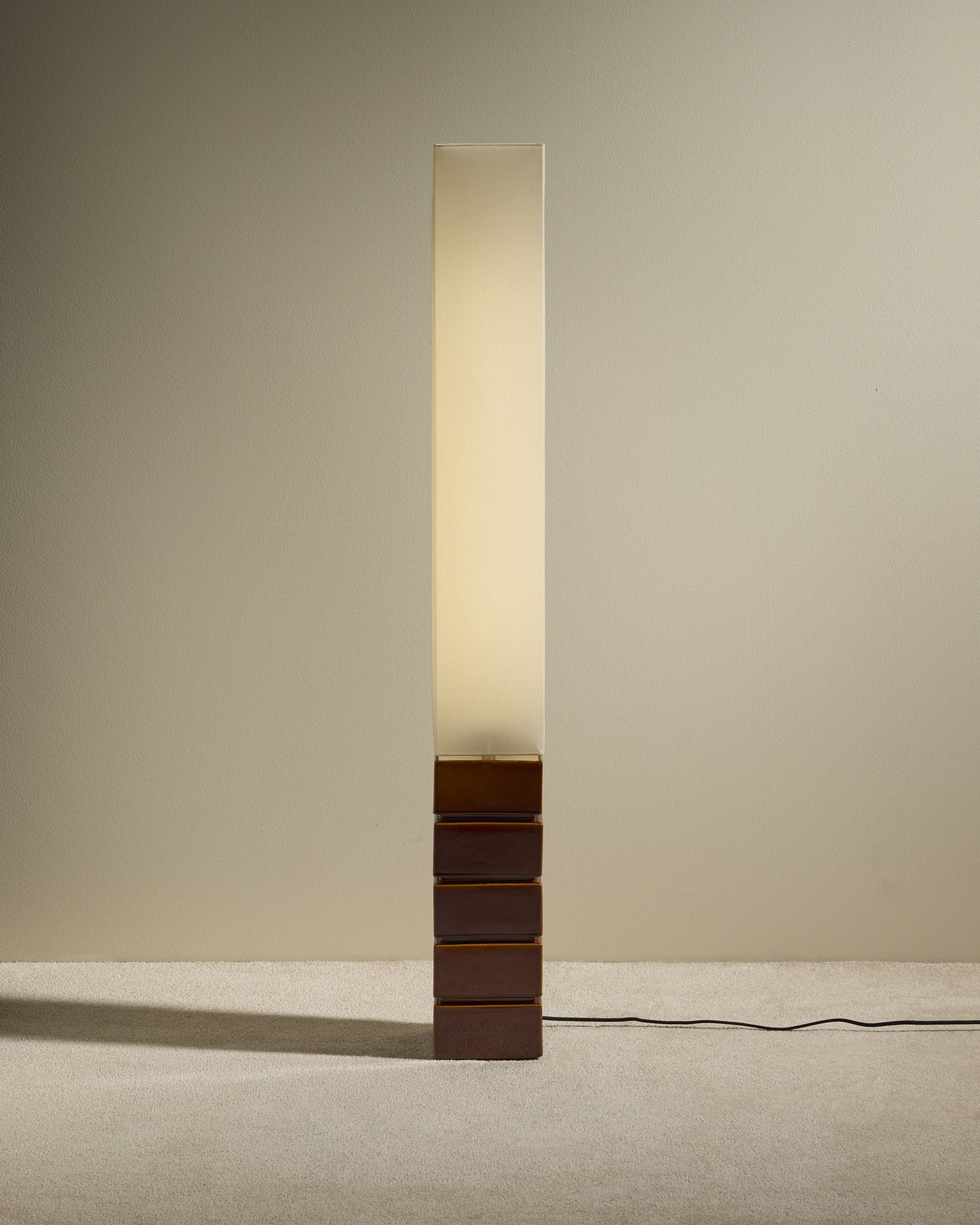 Tower Floor Lamp - Hazelnut