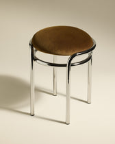 Moon Stool - Chrome