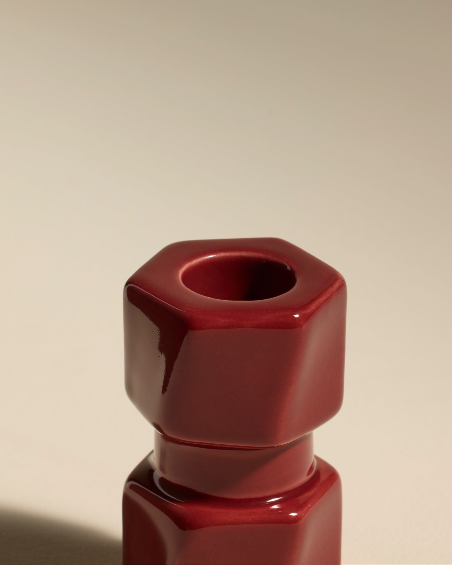 Bougeoir Colonna - Carmin