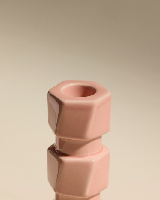 Bougeoir Colonna - Rose