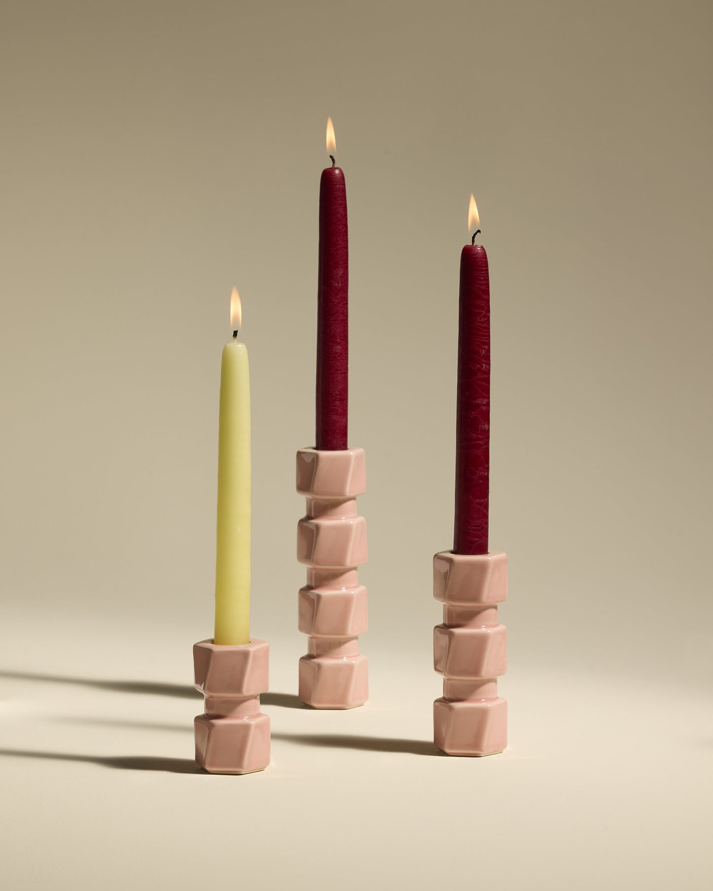 Colonna Candlestick - Pink
