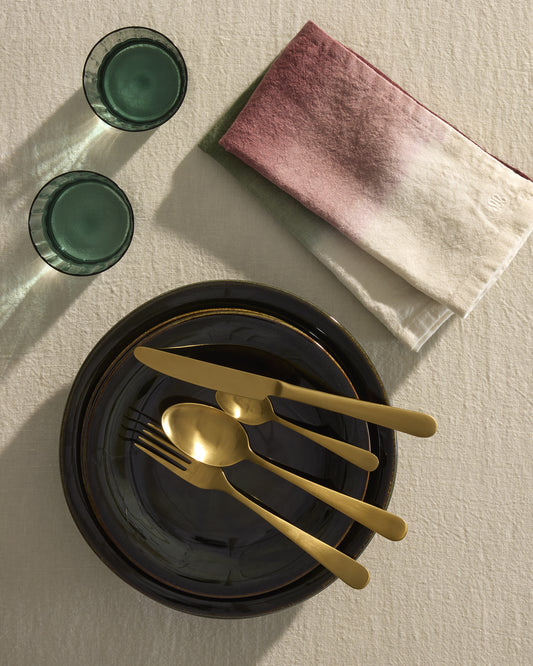 Serviette de table Dip Dye - Aubépine