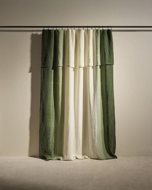 Nappe/ Rideau Dip Dye - Forêt