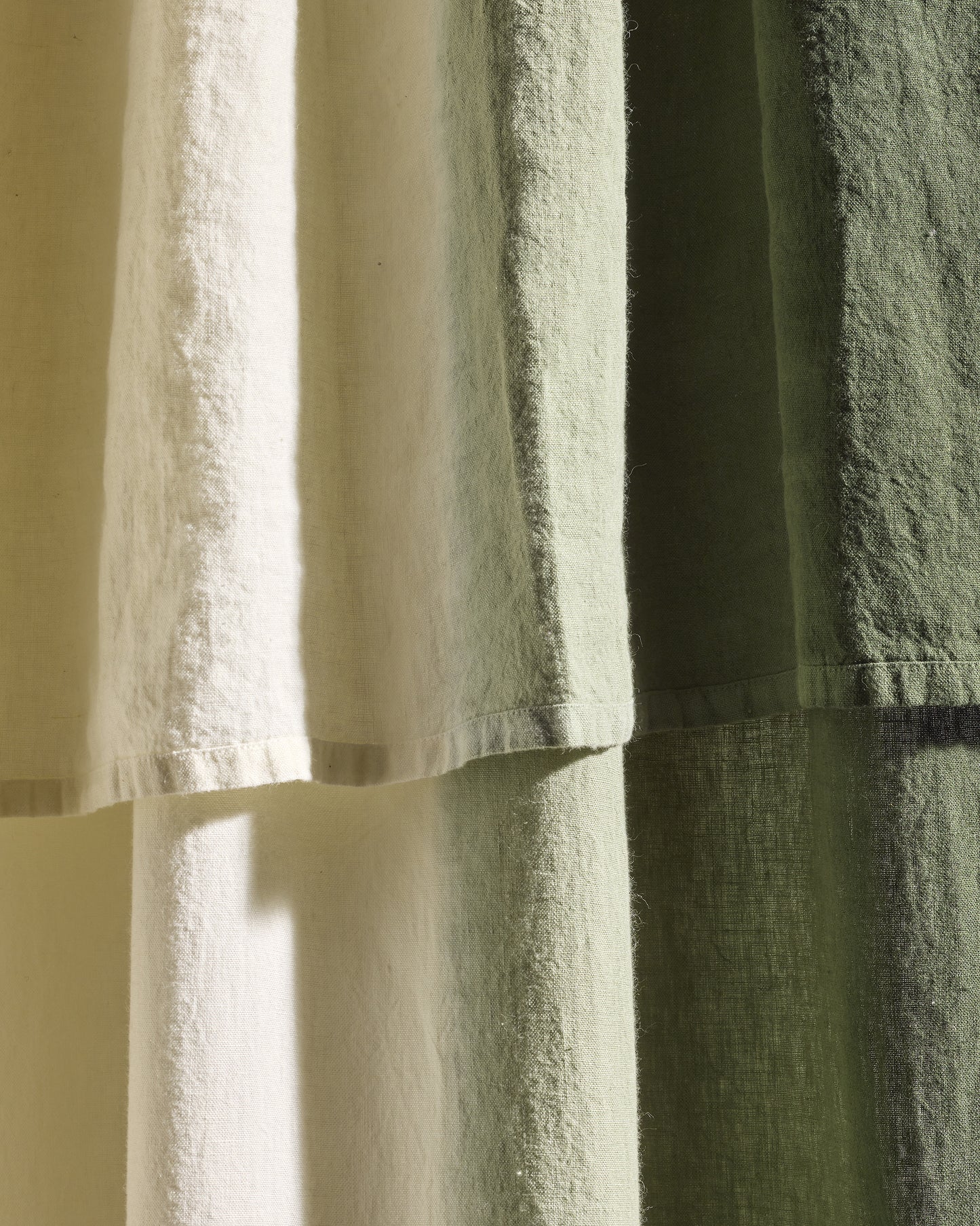 Nappe/ Rideau Dip Dye - Forêt