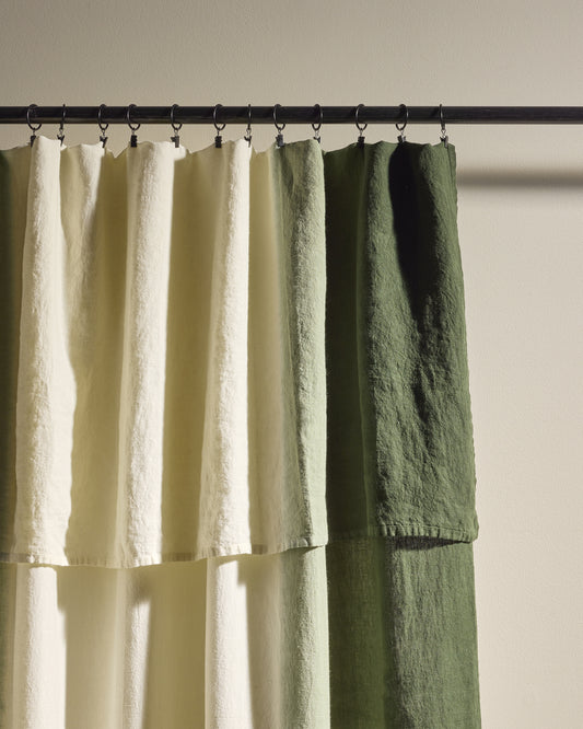 Nappe/ Rideau Dip Dye - Forêt