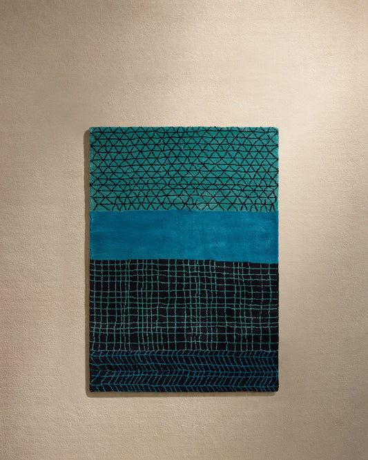 Tapis Mogador - Bleu Sarah