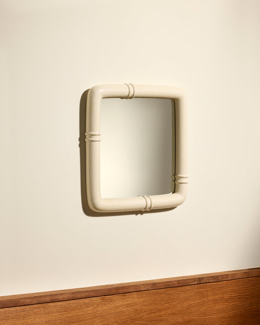 Miroir Coco - Ecru