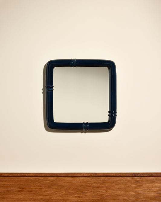 Miroir Coco - Bleu Noir