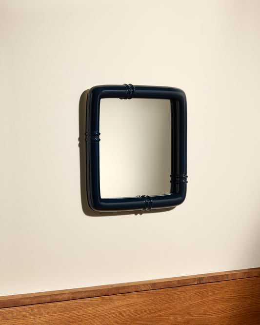 Miroir Coco - Bleu Noir