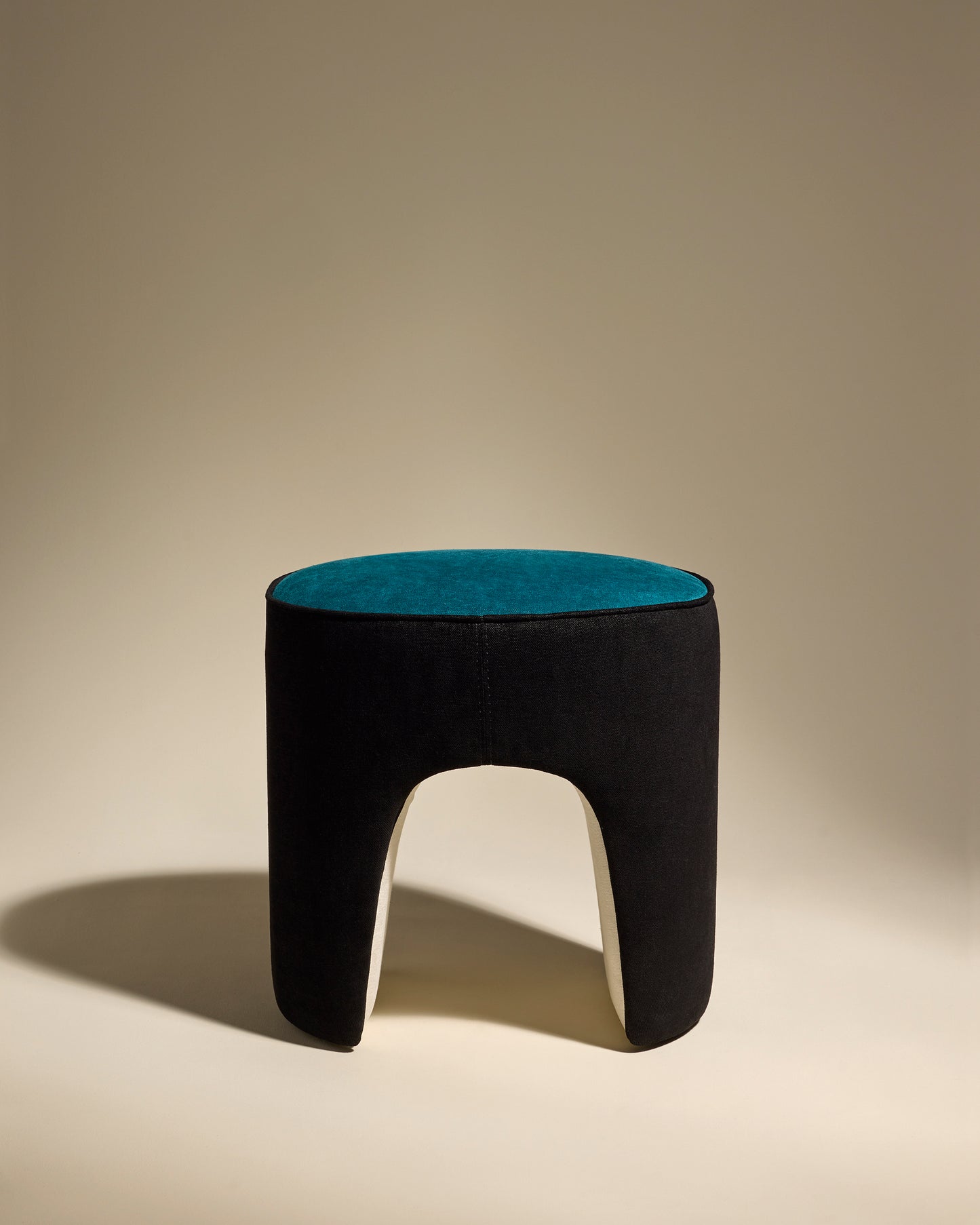 Pouf Léa - Bleu Sarah