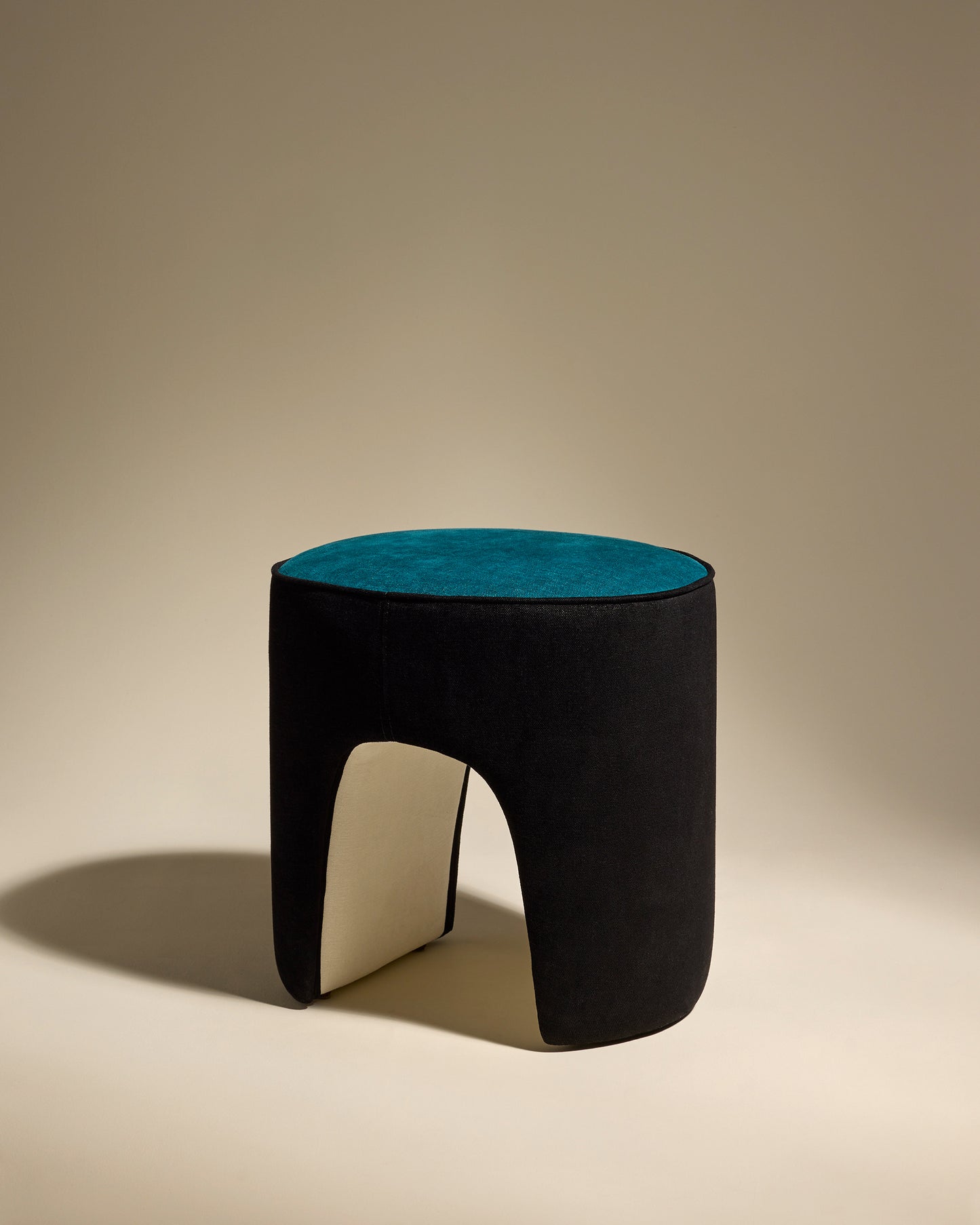Pouf Léa - Bleu Sarah
