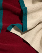Plaid Double Jeu - Aubépine/Ecru
